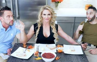 Hoenix Marie - Army Boy Meets Busty Stepmom For Thanksgiving 