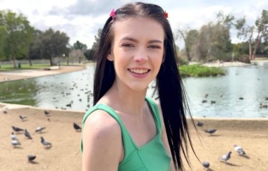 Bella Nova - Skinny Teen Bella Nova Shows Us Her Pussy Grip - Bangrealteens