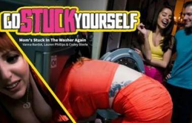 Lauren Phillips, Vanna Bardot - Moms Stuck In The Washer Again - Gostuckyourself