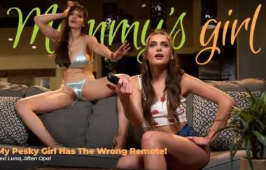 Lexi Luna, Aften Opal - My Pesky Girl Has The Wrong Remote