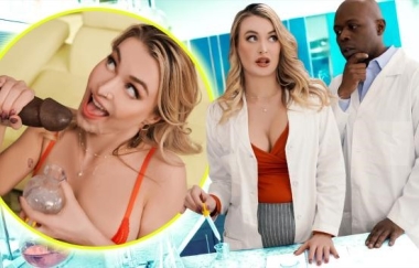 Natalia Starr - Its For Research! Milf Scientist Milks Bbc Lab Partner